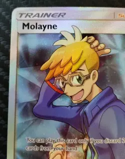 Molayne Full Art Holo Card 212/214 Sm Unbroken Bonds Pokemon - Image 3