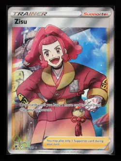 Zisu (Full Art) 189/189 Ultra Rare SWSH10: Astral Radiance Pokemon Card - Image 1