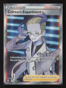 Colress's Experiment (Full Art) 190/196 SWSH11: Lost Origin Pokemon Card - Image 1