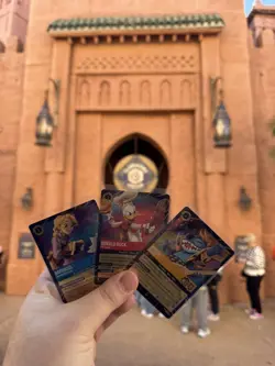 Disney Lorcana Magical Places Stitch Rapunzel Donald Duck EPCOT Promo Cards - Image 1
