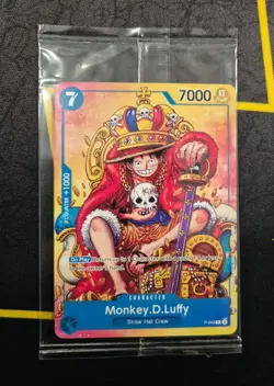 One Piece Card Game Monkey D Luffy P-043 Convention Promo Sealed - Image 1