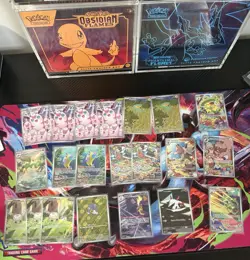 Pokemon Illustration Rare Card Lot. Phantasmal Flames, Destined Rivals, Surging - Image 1