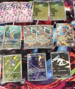 Pokemon Illustration Rare Card Lot. Phantasmal Flames, Destined Rivals, Surging - Image 3