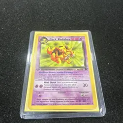 💥 1st Edition Dark Kadabra Non Holo WOTC Pokemon Card 39/82 Rocket Set 1999 - Image 2