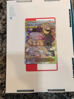 Pokemon TCG Cynthia & Caitlin Full Art Holo Card 228/236 Sm-Cosmic Eclipse - Image 1