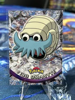 Omanyte #138 -Pokemon Topps Card TV Animation Series 3 - Non Holo - Blue Logo LP - Image 1