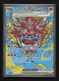 Hearthflame Mask Ogerpon ex 148/131 SV: Prismatic Evolutions Pokemon Card - Image 1