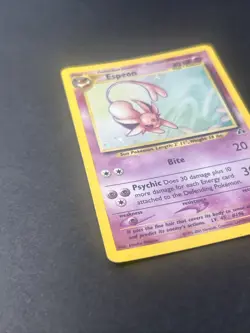 Espeon Neo Discovery TCG 1/75 Holo Unlimited Rare Card Pokemon English - Image 2