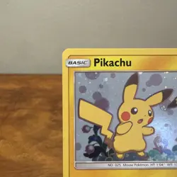 Pokemon Pikachu TCG Sun & Moon SM162 Holo Promo Card LP - Image 2
