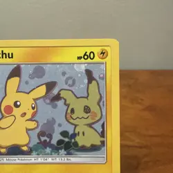 Pokemon Pikachu TCG Sun & Moon SM162 Holo Promo Card LP - Image 3