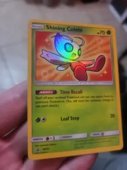 Shining Celebi SM79 Black Star Promo SL Super-Premium Card - Image 1