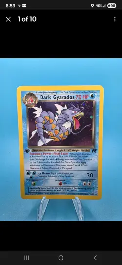 Lot Of Six Pokemon Trading Cards, Ungraded, Excellent Condition - Image 1