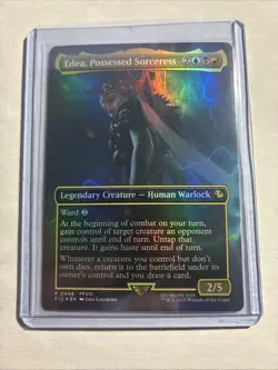 Edea, Possessed Sorceress Borderless Commander: FINAL FANTASY Foil + Bonus Rare! - Image 1