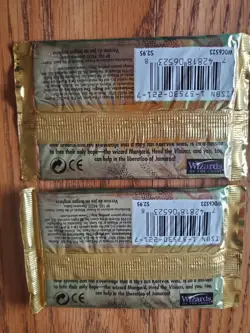 MAGIC THE GATHERING Lot of Two (2) VISIONS Factory Sealed Booster Packs - Image 2