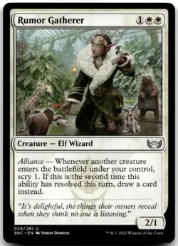 MTG Rumor Gatherer U Streets of New Capenna 29 LP - Image 1