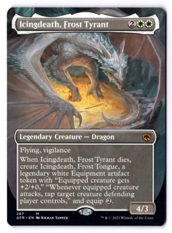 Icingdeath, Frost Tyrant NM* BORDERLESS ENGLISH 287 mtg -UnltdCards - Image 1