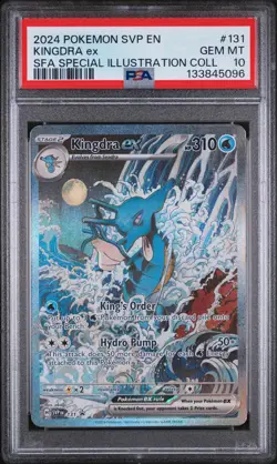 Kingdra Ex Pokemon Svp En-Sv Black Star Promo 131 PSA 10 - Image 1