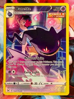 Banette Trainer Gallery TG07/TG30 Lost Origin Pokemon TCG 🔮 - Image 1