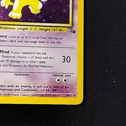 Pokemon TCG Hypno Fossil 8/62 Unlimited Holo Rare NM - Image 4