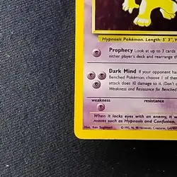 Pokemon TCG Hypno Fossil 8/62 Unlimited Holo Rare NM - Image 5