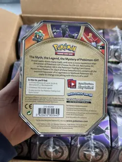 Case Of X12 Pokemon TCG Mysterious Powers Necrozma GX Tins (sealed) #1.11 - Image 5