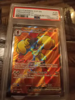 PSA 9 MINT Armarouge ex SVP 125 Black Star Promo Pokemon Premium Collection - Image 1
