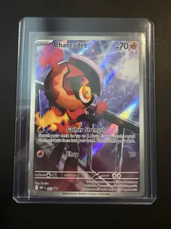 Pokemon TCG Charcadet 022 Phantasmal Flames Black Star Promo - NM - Image 1