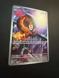 Pokemon TCG Charcadet 022 Phantasmal Flames Black Star Promo - NM - Image 3