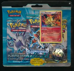 Pokemon B & W 3-Pack Blister Plasma Freeze Plasma Storm Next Destinies SEALED - Image 1