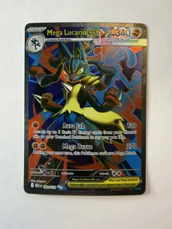 Pokemon TCG Mega Lucario ex 160/132 - Me:01 Mega Evolution - Near Mint - Image 1