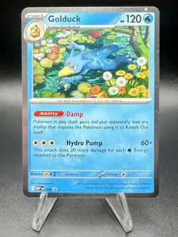 Pokemon TCG Golduck 008 MEP EN Holo Black Star Promo Mega Evolutions - Image 1