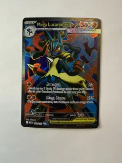 Pokemon TCG Mega Lucario ex 160/132 - Me:01 Mega Evolution - Near Mint - Image 1