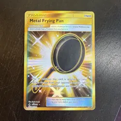 Pokemon Metal Frying Pan 144/131 Forbidden Light Gold Secret Rare Holo NM - Image 4