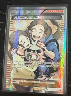 Pokemon Fan Club (106 Full Art) 106/106 Flashfire Holo - Image 1