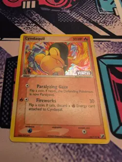 Pokemon TCG Cyndaquil Unseen Forces 54/115 Reverse Holo LP. - Image 1