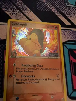 Pokemon TCG Cyndaquil Unseen Forces 54/115 Reverse Holo LP. - Image 2