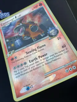 Pokemon TCG Camerupt Supreme Victors 19/147 Reverse Holo Rare MP. - Image 3