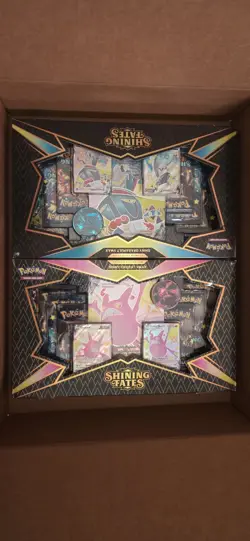 Pokemon Shining Fates Premium Collection Crobat & Dragapult (Factory Sealed) - Image 1