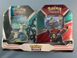 Pokemon TCG V Heroes Bundle Tins: 2-Pack of Vaporeon & Umbreon (SEALED)! #1.10 - Image 1