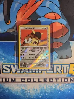 Pokemon TCG Kangaskhan Dragon Majesty 55/70 Reverse Holo Common - Image 1