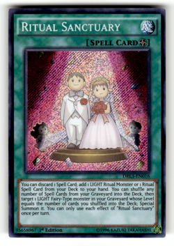 Ritual Sanctuary DRL3-EN016 1st Edition Secret Rare Dragons of Legend: Unleashed - Image 1