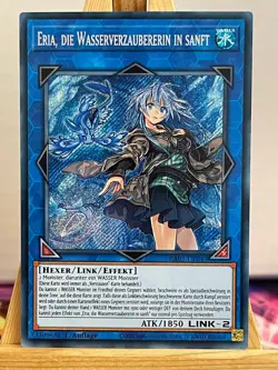 Eria, Die Wasserverzauberin In Sanft RA03-DE047 Secret Rare Deutsch NM YUGIOH - Image 1
