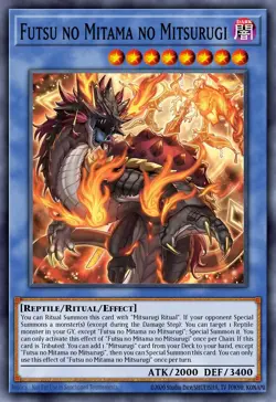 Yugioh SUDA-EN093 - Futsu no Mitama no Mitsurugi - Super Rare - Image 1