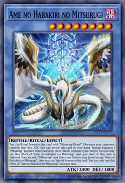 Yugioh ALIN-EN092 - Ame no Habakiri no Mitsurugi - Super Rare - Image 1