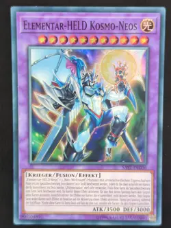 Elementar-Held Kosmo-Neos SAST-DE036 Super Rare DE NM YUGIOH - Image 1