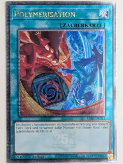 Polymerisation RA03-DE051 Quarter Century Secret Rare Deutsch NM YUGIOH - Image 1