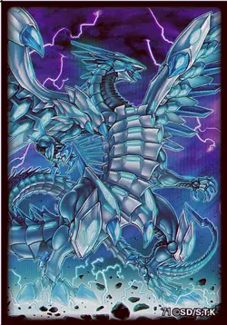 (50) YuGiOh Small Size Blue-Eyes Chaos MAX Dragon Card Sleeves 50 Ct 63x90mm - Image 1