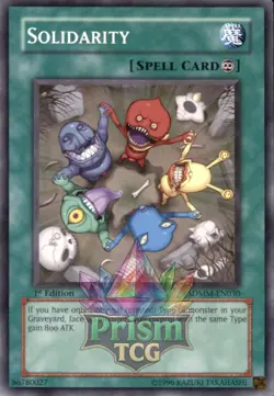 1st Ed Solidarity SDMM-EN030 Yugioh - Image 1