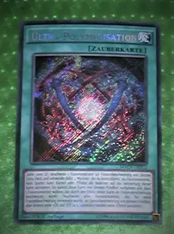 Yu-Gi-Oh MACR, Ultra-Polymerisation "near mint" - Secret Rare, 1. Aufage NEU - Image 1