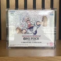 One Piece TCG Booster Box Acrylic Case PRESALE SHIP 1/21 Priority Shipping - Image 1